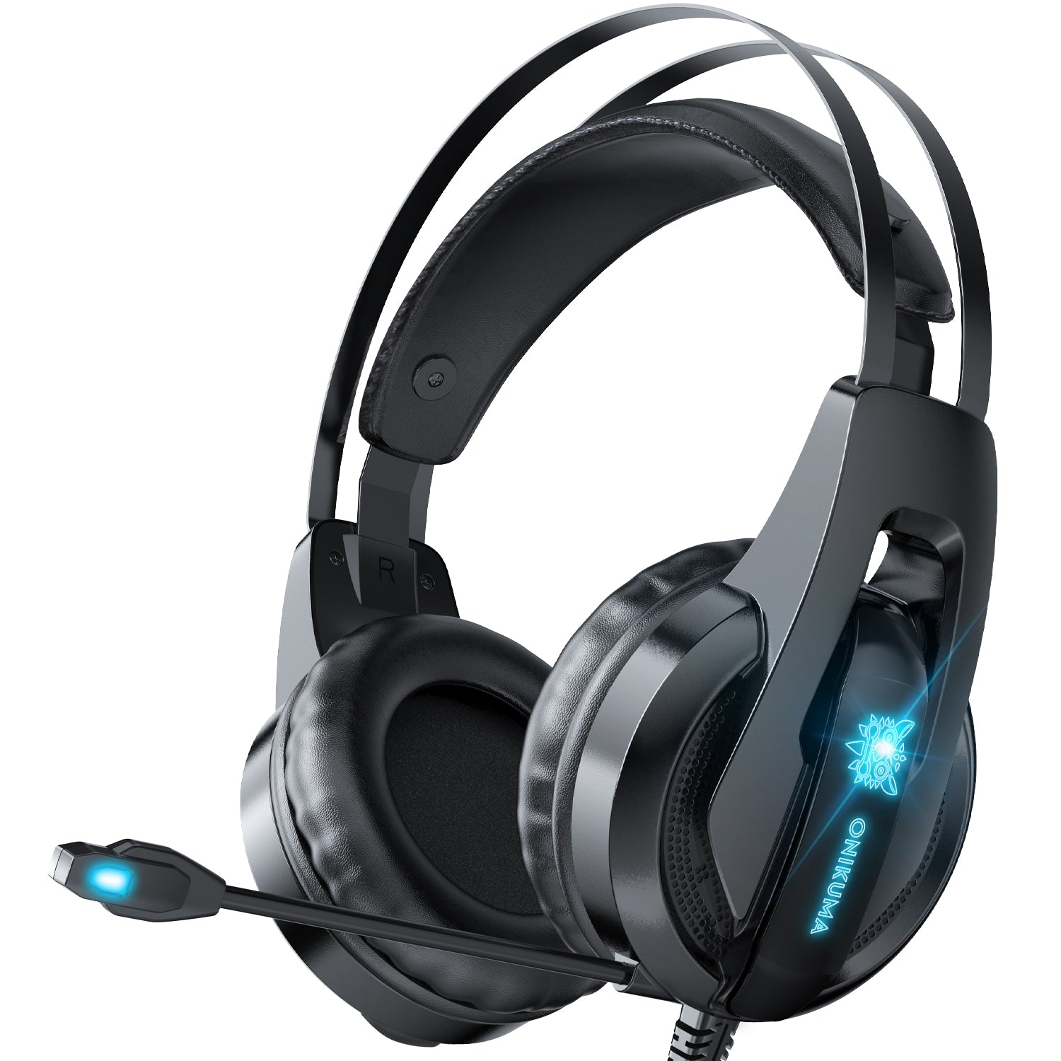 ONIKUMA K16 Gaming Earphones with Microphone LED Backlit Headset Gamer Wired Headphones for PC PS4 Xbox ONIKUMA K16 Gaming Earphones with Microphone LED Backlit Headset Gamer Wired Headphones for PC PS4 Xbox